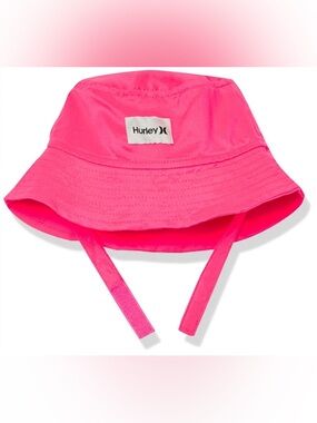 Hurley Kids Girl's Pink Bucket Sun Hat - Size 4T